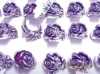 Wholesale antique silver rings flower rings