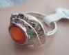 Wholesale 2011 Fashion Alloy color stone rings mixed sizes