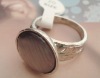 Wholesale 2011 Fashion Alloy color stone rings mixed sizes