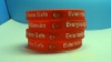 Wholesale Silicone wristband ink-injected