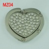 Wholesale crystal foldable purse hanger folding bag hanger MZ04