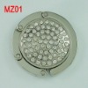 Wholesale crystal bag hook purse hanger folding bag hanger MZ01