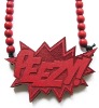 Wholesale wooden pendant, customer design necklace with wood