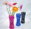 Wholesale 2011 Hotsale New Coming Home Deco PVC Plastic Vase