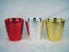 Wholesale silver flower pot/ mini pots
