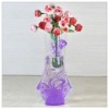 Wholesale foldable transparent plastic flower vase