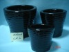 Wholesale black ceramic flower pot/ planter