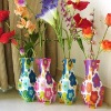 Wholesale reusable pvc foldable vase