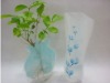 PET clear plastic vase