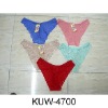 Wholesale Stock lady's underwear/lace panties/sexy underwear/thong(KUW-4700)