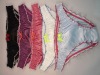 Wholesale Woven Ladies 100% Polyeter Thong