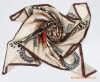 Wholesale Ladies' newest famous fashion designer silk print scarf