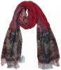 Wholesale fashion polyester promotion gift lady scarf A0002