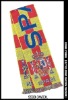 Wholesale woven jacqaurd fan scarf