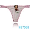 Wholesale lady's cotton panty comfort panty lady's thongs