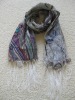 Wholesale acco-10-4240 printed cotton scarf