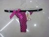 Wholesale fancy thong dotted t-back