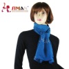 Wholesale fashion scarf with hot heated beading decoration