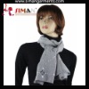 Wholesale cotton scarf with hot heated beading decoration