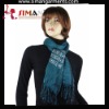 Wholesale beading pendant polyester scarf with solid color