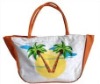 coconut tree fashion handbag