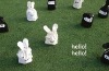 Wholesale 2011 New Arrival/Lady's ninja Rabbit Recycle Bag /Cute included bags
