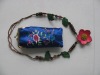 Wholesale Fashion embroidery cosmetic bag
