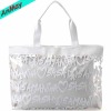 Wholesale printed beautigul design pvc beach bag