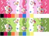 micro peach cartoon design bed sheet
