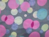 poly peached colorful fabric