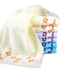 Wholesale Flowers Language Bamboo fiber towel