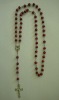 Wholesale wood rosary necklace