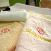 Wholesale embroidery-100%bamboo fiber cleansing face towel