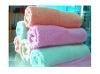 Wholesale bamboo fashionable face cloth/face towel/striped towel