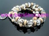 Wholesale Fashion rhinestone &wooden beads bracelet