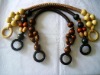 Wholesale wooden handbag handle H-2/handwork handle