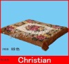 Wholesale Hot sale 100% polyester soft flower printed adult blanket