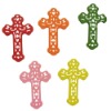 Wholesale wooden coloured religious cross