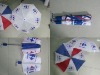 Wholesale cheapest 2-folding umbrella with plastic handle