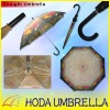Wholesale Straight umbrella with heat-transfer print
