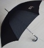Wholesale 8k ribs straight outdoor advertising umbrella with plastic crook handle