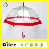 Wholesale Dome shape POE clear umbrella
