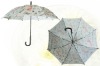 23" straight advertising umbrella