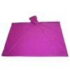 Wholesale Hot!!! Pink PE Rain Poncho