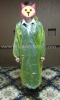 rain coat, plastic rain coat
