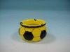 Wholesale Ceramic Cigarette Ashtray , Cigar/football ashtray jar