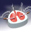 Wholesale Lung shape coughing & screaming ashtray