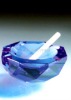 Wholesale Promotional Gift/Business Gifts/round cut handmade crystal ashtray