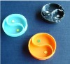 Wholesale round silicone shtray