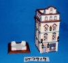 Wholesale closeout porcelain ashtray with house design